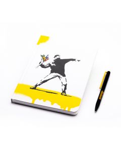 Pininfarina Banksy Writing Set Grafeex Met Notitieboekje The Flower Thrower