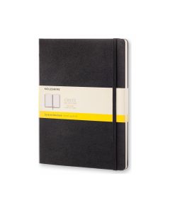 Moleskine Classic Extra Large Notebook Zwart Harde Kaft Geruit