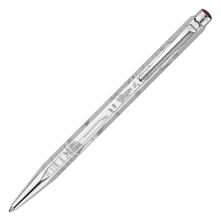Ecridor balpen met guilloche van de bloemenklok en de Jet d'Eau